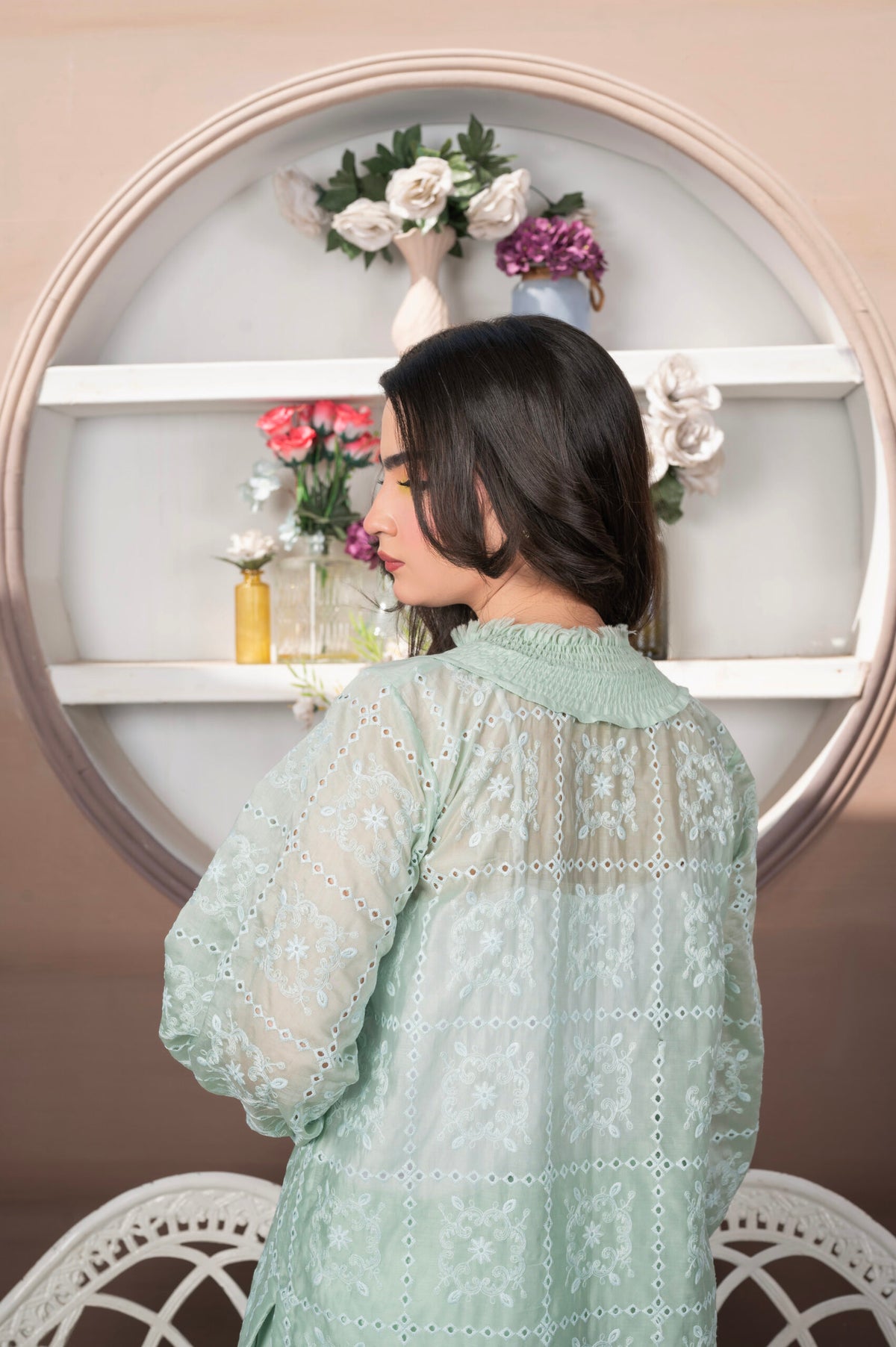 Khumar premium embroidered lawn 3-piece suit by Mosmi Pakistan