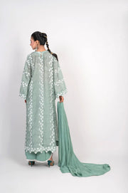 Mahpara premium embroidered lawn 3-piece suit by Mosmi Pakistan