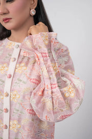 Pankhari premium embroidered lawn 3-piece suit by Mosmi Pakistan